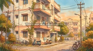  Apartment – Exterior View View at Sainik Vihar - for Sale