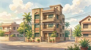  Builder Floor – Exterior View View at Kamrej - for Sale