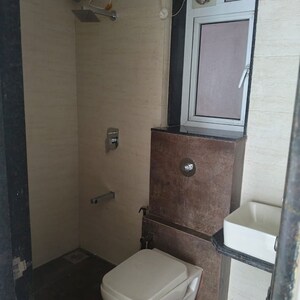 Bathroom in 1 BHK Apartment at Gauri Excellency, Kandivali West – for Rent