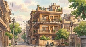  Builder Floor – Exterior View View at Tilak Nagar - for Sale