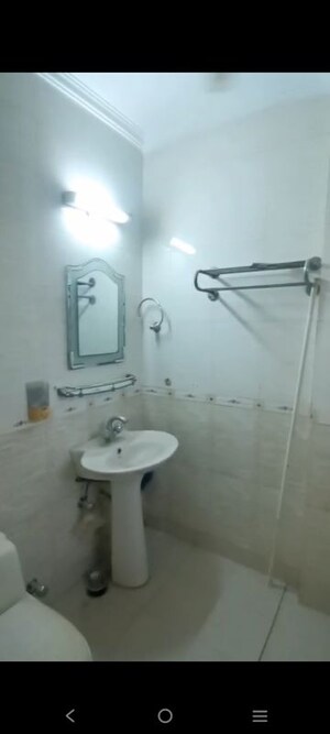Bathroom in 3 BHK Independent House at Chittaranjan Park – for Rent