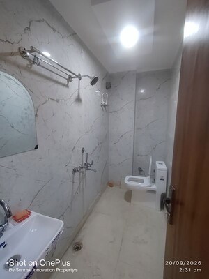 Bathroom in 3 BHK Builder Floor at Mohan Garden – for Rent