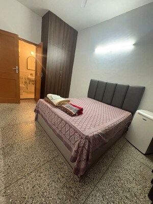 Bedroom in 2 BHK Builder Floor at Palam Vihar – for Rent