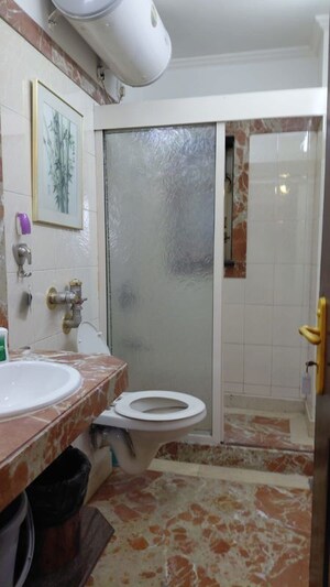 Bathroom in 3 BHK Apartment at Konark Classic, Bandra West – for Rent