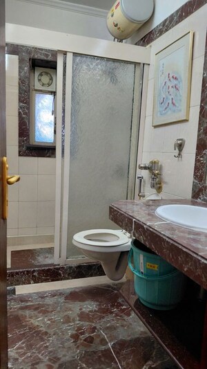 Bathroom in 3 BHK Apartment at Konark Classic, Bandra West – for Rent