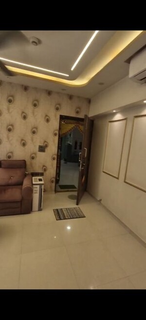 Living Room in 1 BHK Apartment at Lodha Amara, Kolshet Road – for Sale