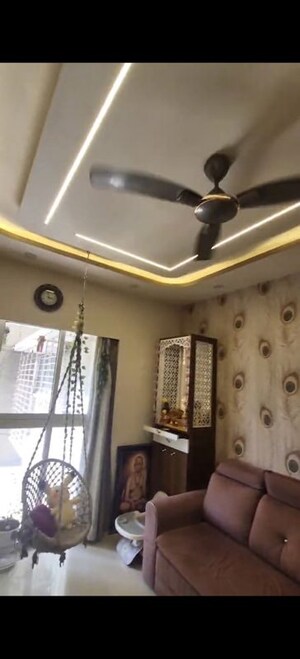 Living Room in 1 BHK Apartment at Lodha Amara, Kolshet Road – for Sale