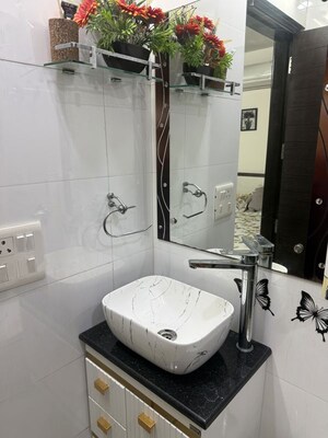 Bathroom in 4 BHK Builder Floor at Ashok Vihar – for Sale