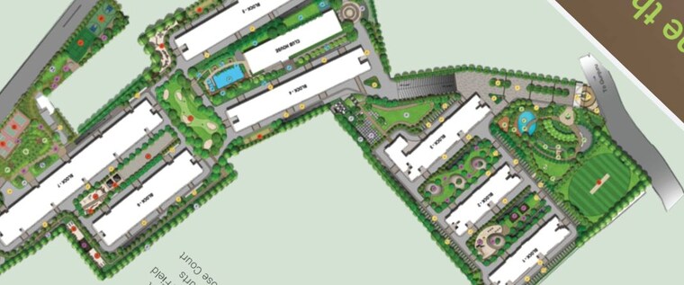 Master Plan, adarsh-parkland 3 Bedroom 1700 Sq.Ft. Apartment In Panathur Bangalore 10697001