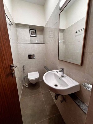 Bathroom in 2 BHK Apartment at Dynamix Divum, Malad East – for Rent