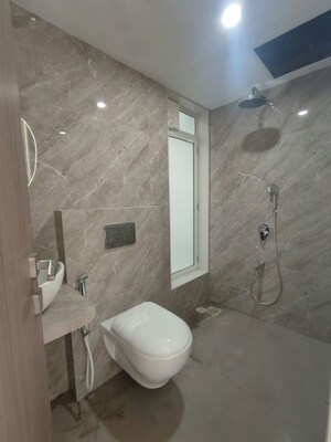 Bathroom in 2 BHK Apartment at Alliance Abhimanyu, Malad West – for Rent