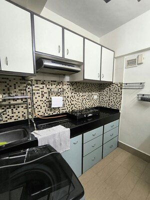 Kitchen in 1 RK Apartment at Rajendra Vihar CHS, Malad West – for Rent