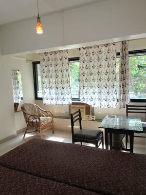 Living Room in 1 RK Apartment at Rajendra Vihar CHS, Malad West – for Rent