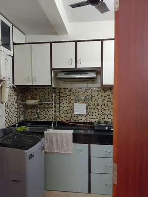 Kitchen in 1 RK Apartment at Rajendra Vihar CHS, Malad West – for Rent