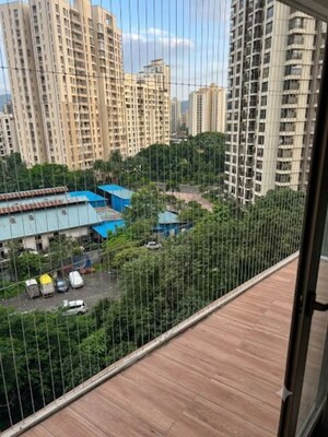 Balcony in 3 BHK Apartment at Everest World Gardenia, Dhokali – for Rent