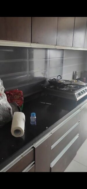 Kitchen in 3 BHK Apartment at Omkar Veda Exclusive, Parel – for Rent