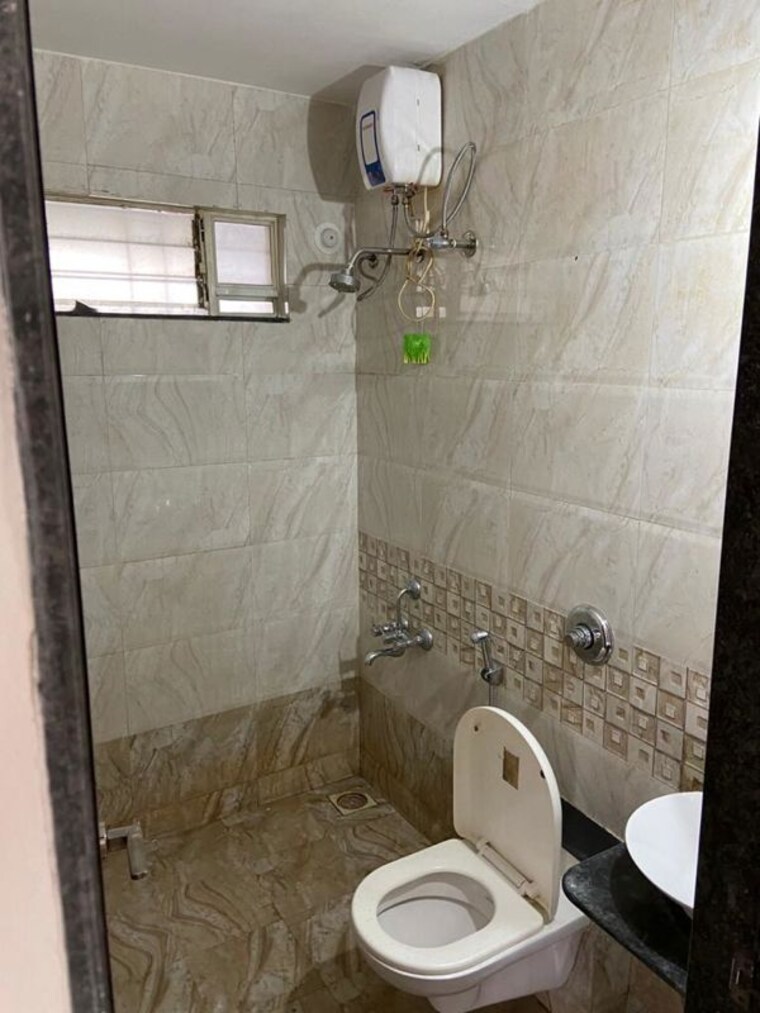 Bathroom, blue-33-mayfair 2 Bedroom 1050 Sq.Ft. Apartment In Balewadi Pune 10697166
