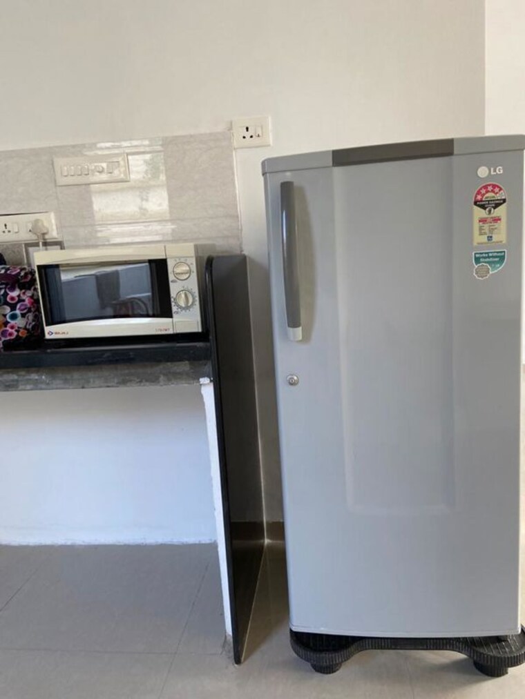 Kitchen, blue-33-mayfair 2 Bedroom 1050 Sq.Ft. Apartment In Balewadi Pune 10697166