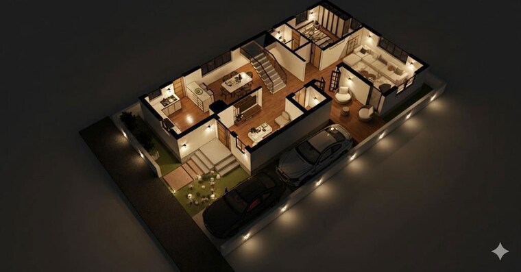 Floor Plan, boduppal 4 Bedroom 3807 Sq.Ft. Villa In Boduppal Hyderabad 10697183