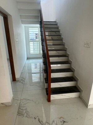 Staircase in 4 BHK Independent House at Mannuthy – for Sale