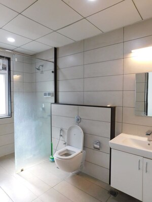 Bathroom in 3 BHK Apartment at Jayabheri The Summit, Narsingi – for Rent