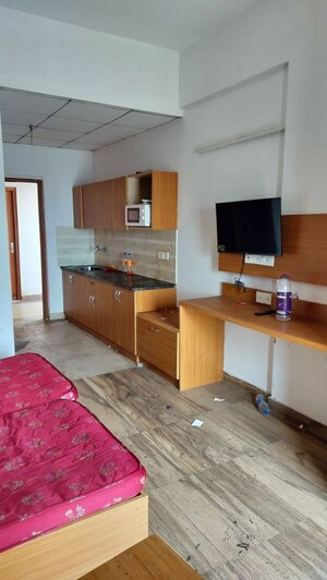 Kitchen in Studio Apartment at Paramount Golfforeste, Zeta I Greater Noida – for Rent