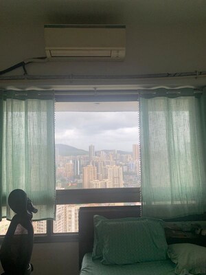 Living Room in 3 BHK Apartment at Kanakia Levels, Malad East – for Rent