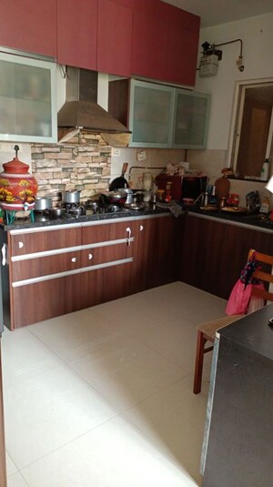 Kitchen in 2 BHK Apartment at Gera Misty Water, Mundhwa – for Rent