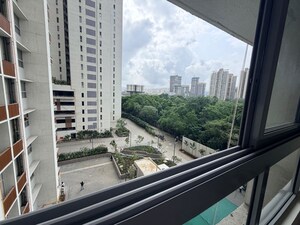 Balcony in 3 BHK Apartment at Kalpataru Immensa, Kolshet Road – for Rent