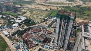 3 BHK Apartment – Exterior View View at Krisumi Waterfall Residences, Sector 36a - for Sale