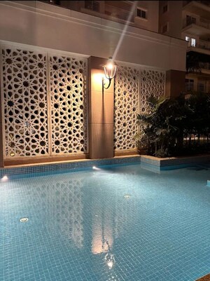 Living Room in 4 BHK Apartment at Prestige Beverly Hills, Kokapet – for Rent