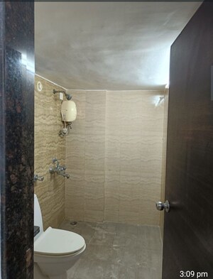 Bathroom in 3 BHK Apartment at Leena Bhairav Residency, Mira Road – for Sale
