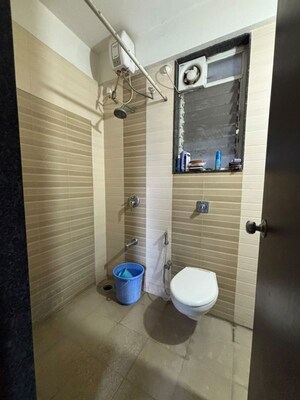 Bathroom in 3 BHK Apartment at Dahanukar Colony – for Rent