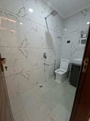 Bathroom in 3 BHK Builder Floor at Chattarpur – for Sale
