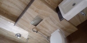 Bathroom in 1 BHK Apartment at Lodha Crown Quality Homes, Majiwada – for Rent