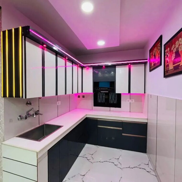 Kitchen, uttam nagar 2 Bedroom 456 Sq.Ft. Builder Floor In Uttam Nagar Delhi 10697599