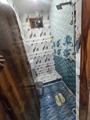 Bathroom in 2 BHK Builder Floor at Madanpur Khadar – for Sale