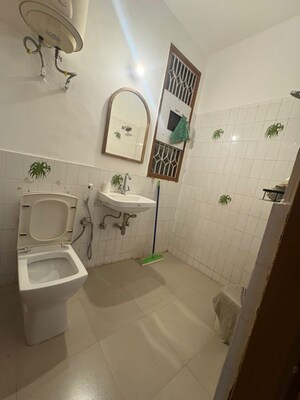 Bathroom in 2 BHK Builder Floor at Palam Vihar – for Rent