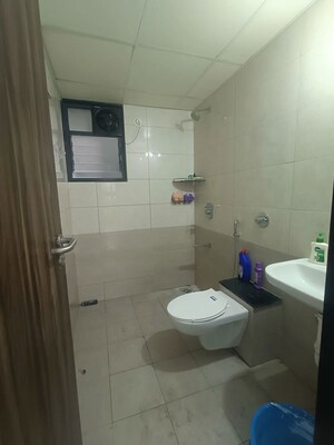 Bathroom in 2 BHK Apartment at Paranjape Broadway, Wakad – for Rent