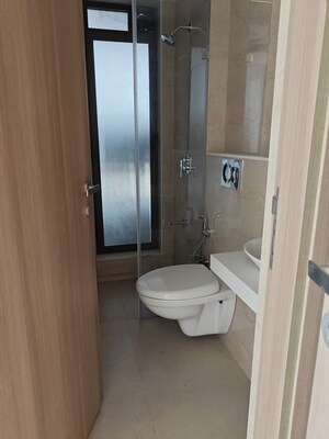 Bathroom in 3 BHK Apartment at S Raheja Silver Rock, Bandra West – for Sale