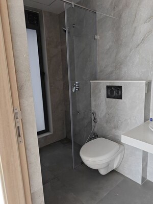 Bathroom in 3 BHK Apartment at S Raheja Silver Rock, Bandra West – for Sale