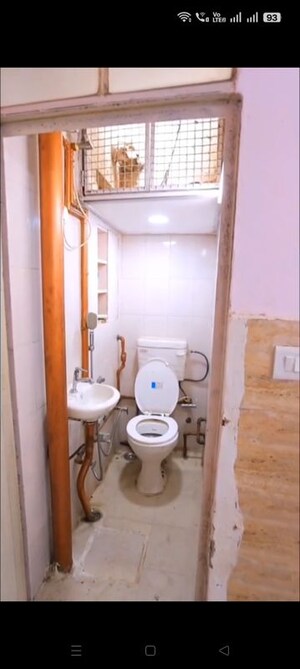 Bathroom in 2 BHK Builder Floor at Kalkaji – for Rent