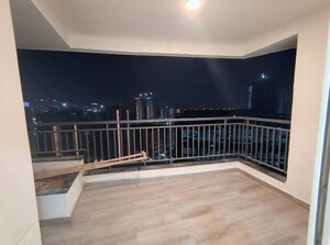 Balcony in 3 BHK Apartment at ASBL Spectra, Financial District – for Rent