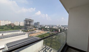 Balcony in 3 BHK Apartment at Trendset Allure, Kokapet – for Rent