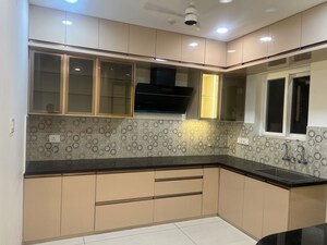 Kitchen in 4 BHK Apartment at Aparna Luxor Park, Kondapur – for Rent