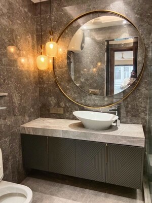 Bathroom in 4 BHK Builder Floor at Unitech Nirvana Country Cedar Crest, Sector 50 – for Rent