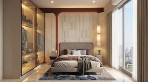 Bedroom in 3 BHK Apartment at Bombay Realty Three ICC, Wadala – for Sale
