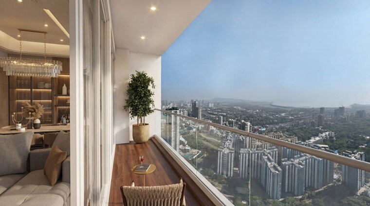 Balcony, bombay-realty-three-icc 3 Bedroom 1283 Sq.Ft. Apartment In Wadala Mumbai 10697912