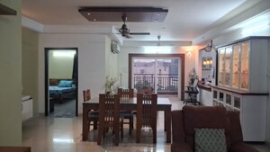 Living Room in 3 BHK Apartment at Ramky Towers, Gachibowli – for Rent
