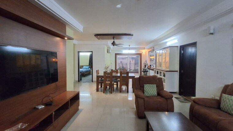 Living Room, ramky-towers 3 Bedroom 2040 Sq.Ft. Apartment In Gachibowli Hyderabad 10697920